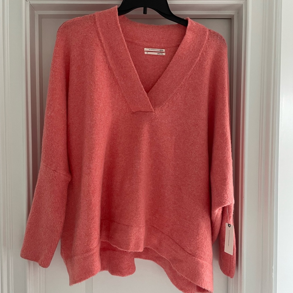 NWT Anthropologie XL V-neck sweater